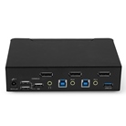 Lindy 39312 Switch KVM DisplayPort 1.4, USB 3.0 & Audio, 2 ports