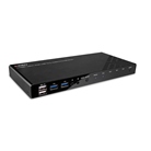 Lindy 39313 Switch KVM HDMI 4K60, USB 3.0 & Audio, 4 ports