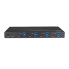 Lindy 39313 Switch KVM HDMI 4K60, USB 3.0 & Audio, 4 ports