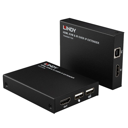 Lindy 39320 Kit Extender HDMI, KVM & IR sur IP