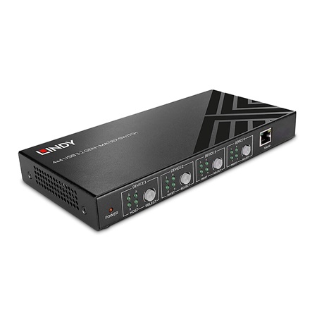 Lindy 43406 Switch Matrix 4x4 USB 3.2 Gen 1