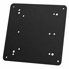 Embase sol carré alu noire 350 x 350mm (poids : 2,9 kg) ASD