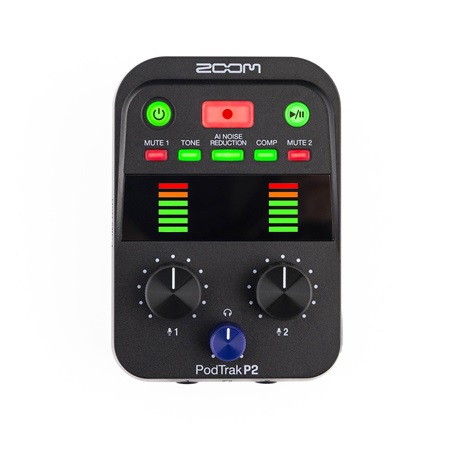 Zoom PodTrak P2 enregistreur podcast USB