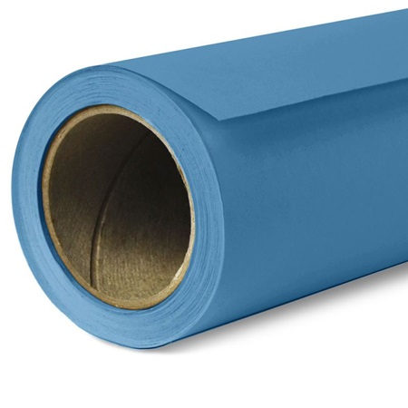 SAVAGE 280318 fond papier Gulf Blue 1,36 m x 11 m