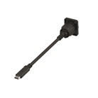 Embase USB-C 5G NEUTRIK NAUSBC-5G-FL20 cordon 20 cm