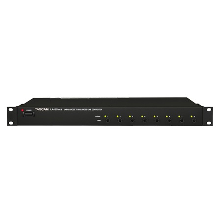 TASCAM LA-80MKII - Convertisseur ligne 8 voies RCA vers XLR, 1U