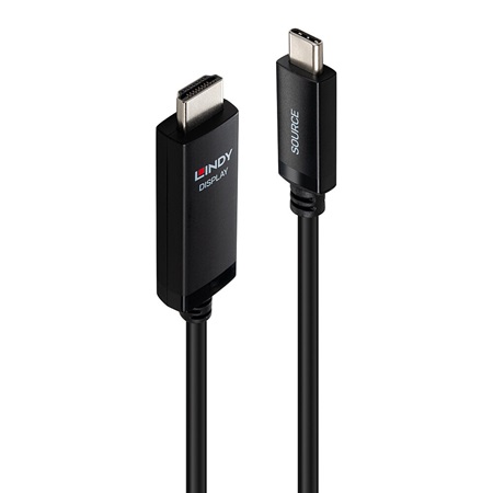 LINDY 43435 Câble USB Type C vers HDMI 8K60, 3 m