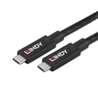 LINDY 43439 Câble actif USB 3.2 Type C 10 Gbit/s 8K60 100 W, 8 m