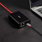LINDY 73474 Convertisseur PoE vers USB Type C 45 W