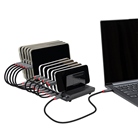 LINDY 73447 Station de charge USB 10 ports, 2x USB-A, 8x USB-C