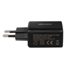 LINDY 73448 Chargeur GaN 65 W USB Type C PD 3.0
