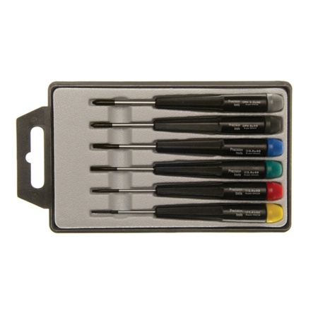 Coffret de 6 tournevis de précision - 130mm - VELLEMAN