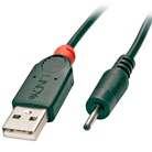 Cordon adaptateur USB A vers prise d'alimentation DC 1,35 / 3,5mm