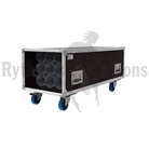 Flight-case Rythmes et Sons pour rangement pour 12 pieds de micro