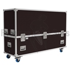 Flight-case Rythmes et Sons type cloche pour 2 écrans LCD 54 à 75''