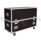 Flight-case Rythmes et Sons type cloche pour 2 écrans LCD 40 à 55''