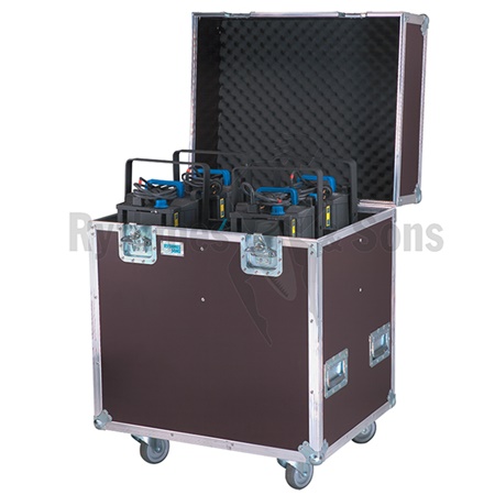 Flight case de transport Rythmes et Sons pour 4 découpes 2kW