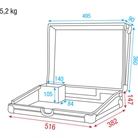 Flight-case pour console SHOWTEC Showmaster 24 MKII SHOWTEC