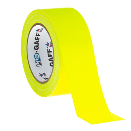 Gaffer US GAF PRO TAPES Pro Gaff® - 48mm x 22,86m Jaune Fluo