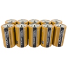 LR20-ALCA-10-DU - Lot de 10 piles bâtons alcalines DURACELL 1.5V D (avec taxe)