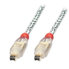 Cordon FIREWIRE/IEEE1394a - 4/4 pôles - longueur 4,50m LINDY