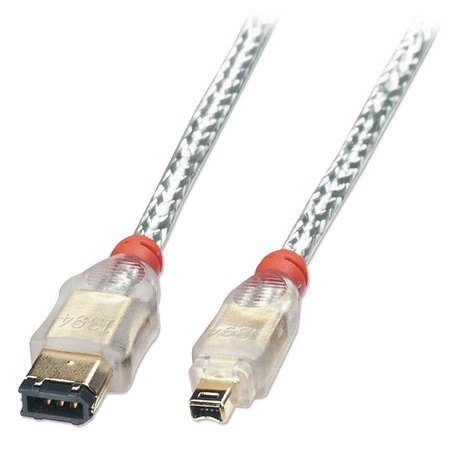 Cordon FIREWIRE/IEEE1394a - 6/4 pôles - longueur 3m LINDY