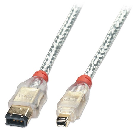 Cordon FIREWIRE/IEEE1394a - 6/4 pôles - longueur 4,50m LINDY