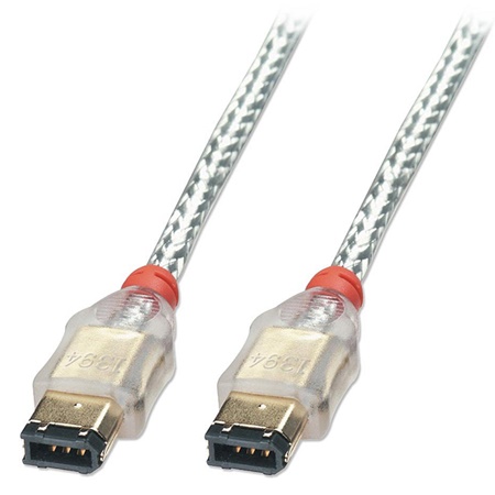 Cordon FIREWIRE/IEEE1394a - 6/6 pôles - longueur 1m LINDY