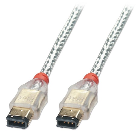 Cordon FIREWIRE/IEEE1394a - 6/6 pôles - longueur 3m LINDY