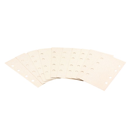 10 feuilles abrasives pour ponceuse vibrante 93x186 Grain 120 - BOSCH