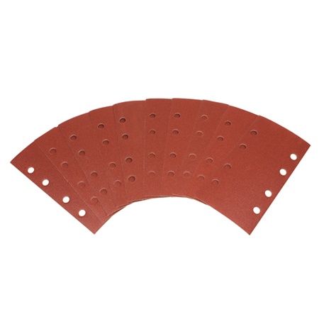 10 feuilles abrasives pour ponceuse vibrante 93x185 Grain 180 - BOSCH