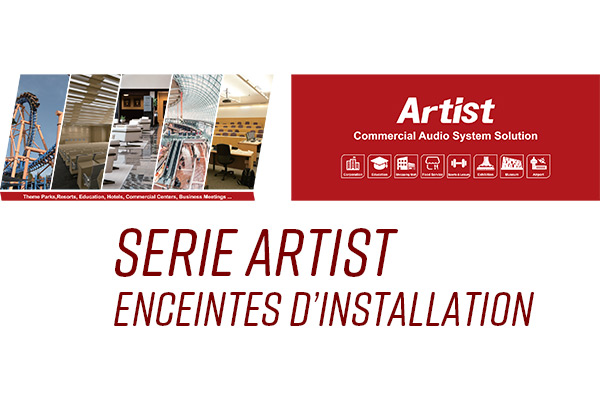 serie artiste enceintes d'installation Audiocenter