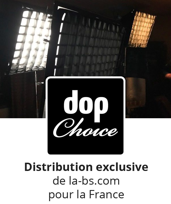 Dop Choice contrôle de la lumière pour projecteurs LED sur batterie