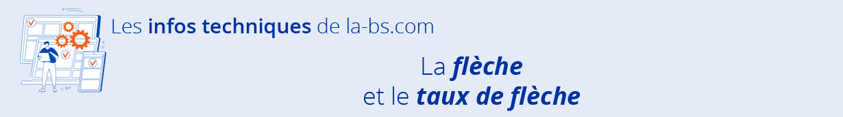 fleche et taux de fleche