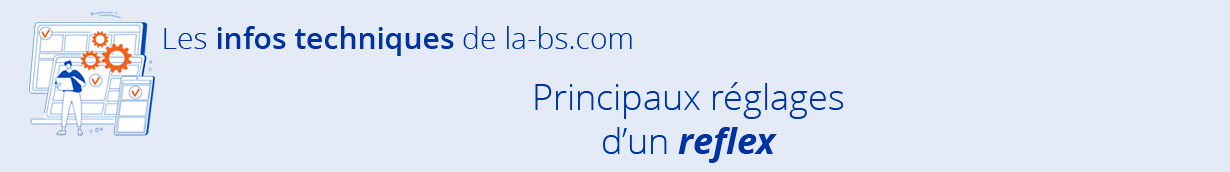 Principaux réglages d'un reflex