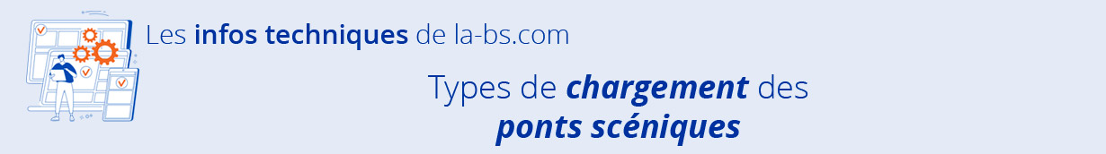 types de chargement des ponts sceniques