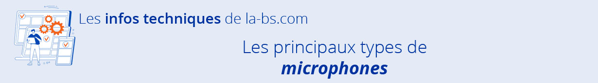différents types de microphones