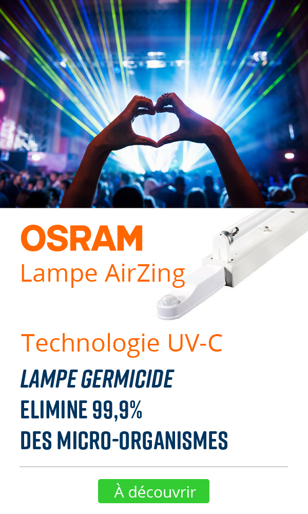 lampe germicide AIRZING OSRAM covid 19 coronavirus