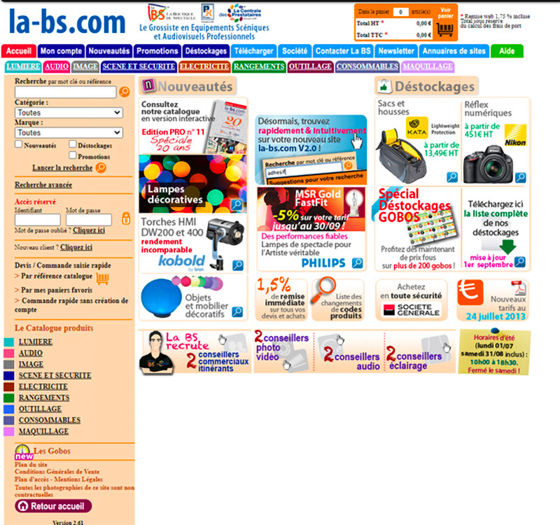 site de la BS