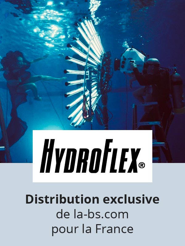 Hydroflex filmer sous l'eau professionnel equipement underwater cinematography