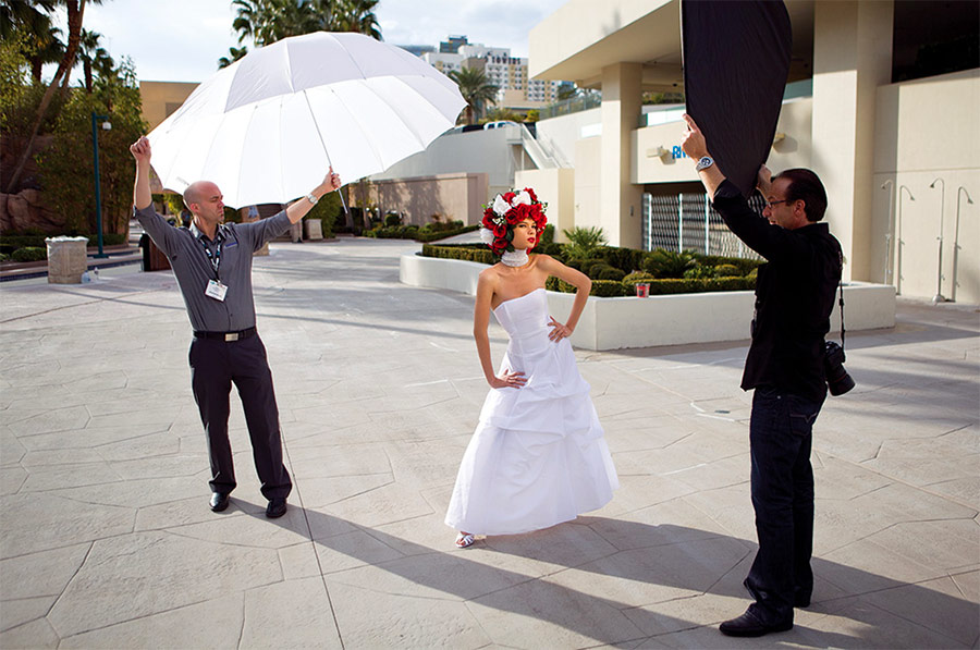 umbrella reflecteur